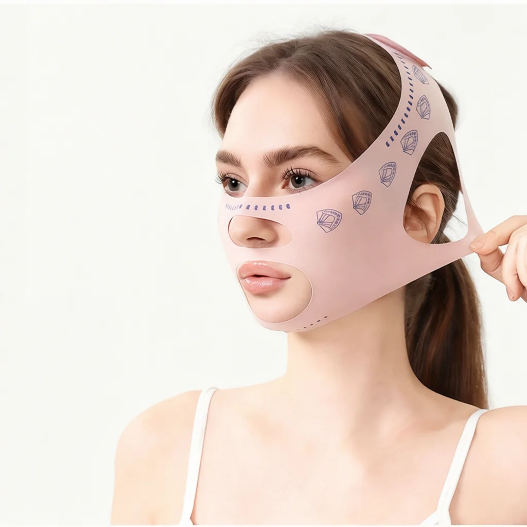 V Line Face Lifting Bandage Slimming Mask Chin Support Strap Anti Sagging Facial Beauty Tool Comfortable Daily Wear