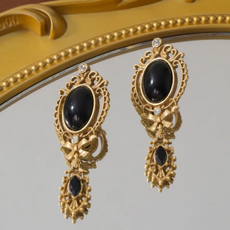 Fashion Jewelry Vintage Temperament Teardrop Dangle Earrings For Women Female Gifts Delicate Design Ear Accessories Hot Sale