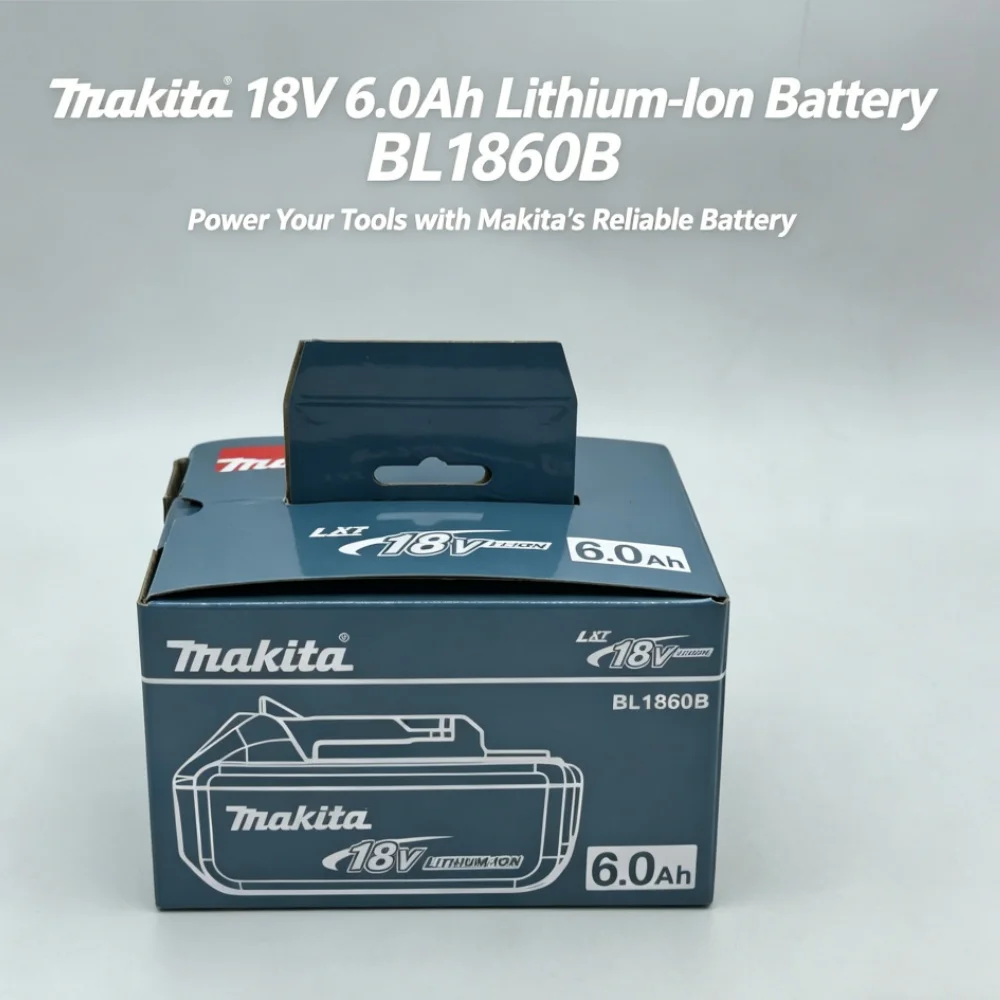 

Makita Battery 18V 6.0Ah Rechargeable Battery For Makita 18V DDF487 BL1830 BL1830B BL1840 BL1840B BL1850B Power Tools Battery