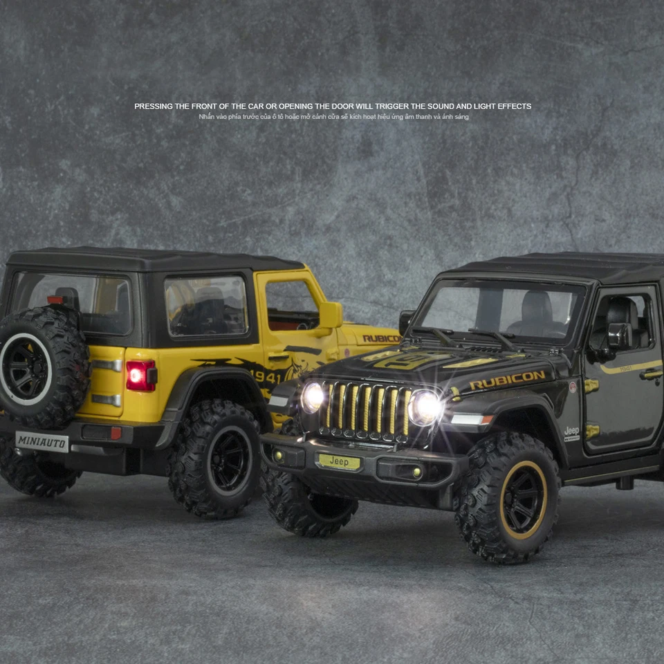 Schaalmodel auto 1:32 for Wrangler Rubicon Off-Road Legering Automodel