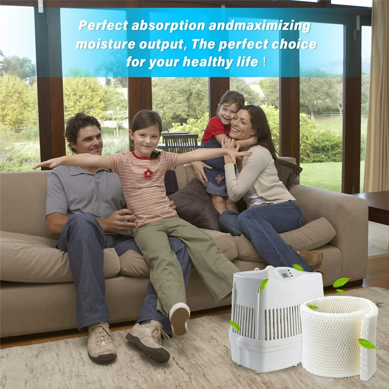 فلتر مرطب الفتيل 9M-MAF1 لمرشحات مرطب الهواء المتوافقة مع فلتر Essick Air Emerson Moistair - عبوتان