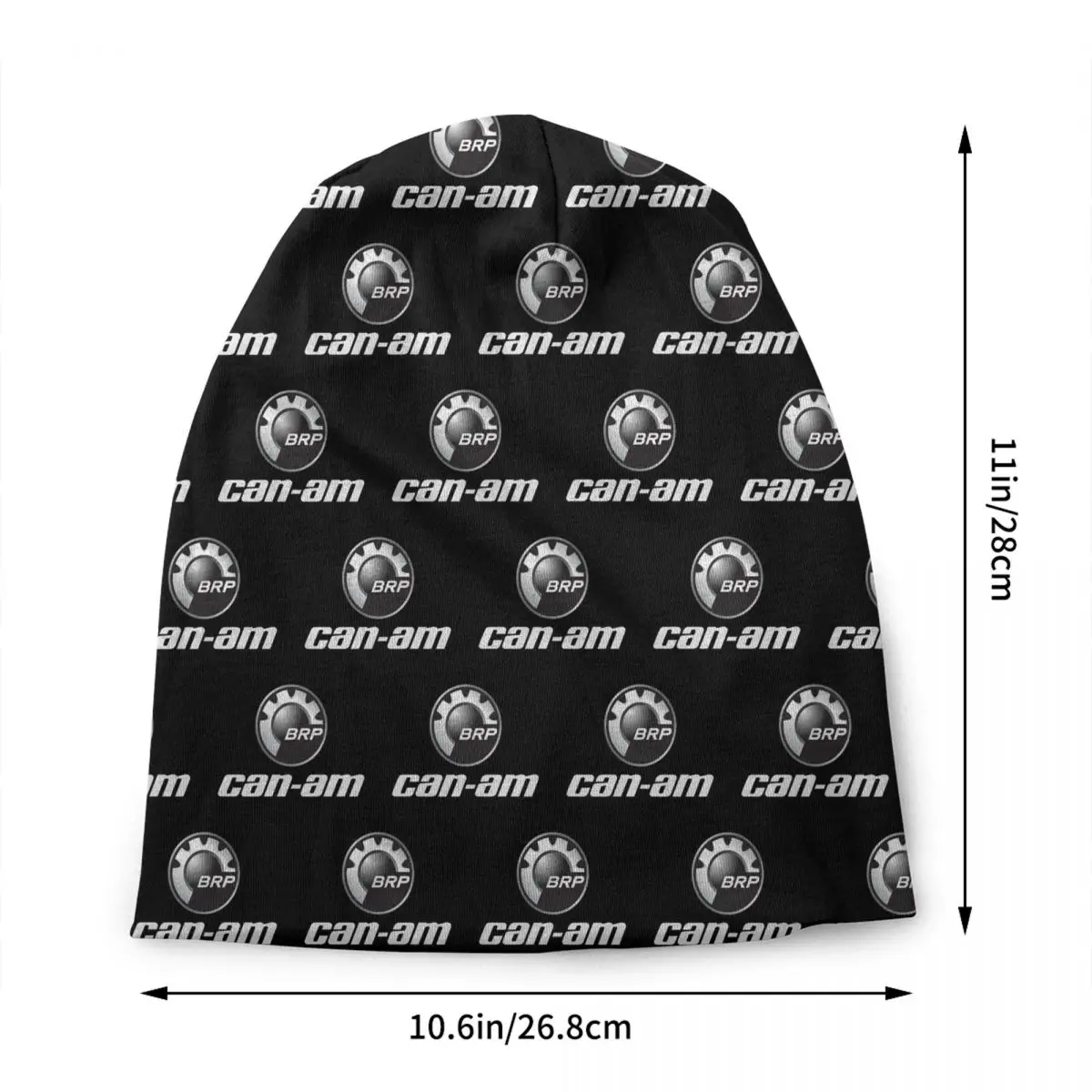 BRP Can-Am Print Skullies Beanies Caps Hip Hop Winter Warm Women Men Knitting Hat Unisex Adult Motorcycle Bonnet Hats