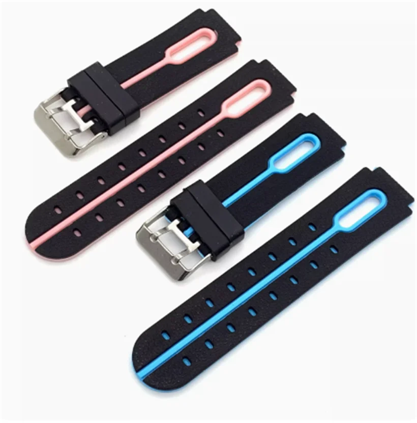 Watch Accessories Are Suitable for Children Smart Watch Strap Color Rubber Strap Positioning Phone Silicone Watch Chain 16mm