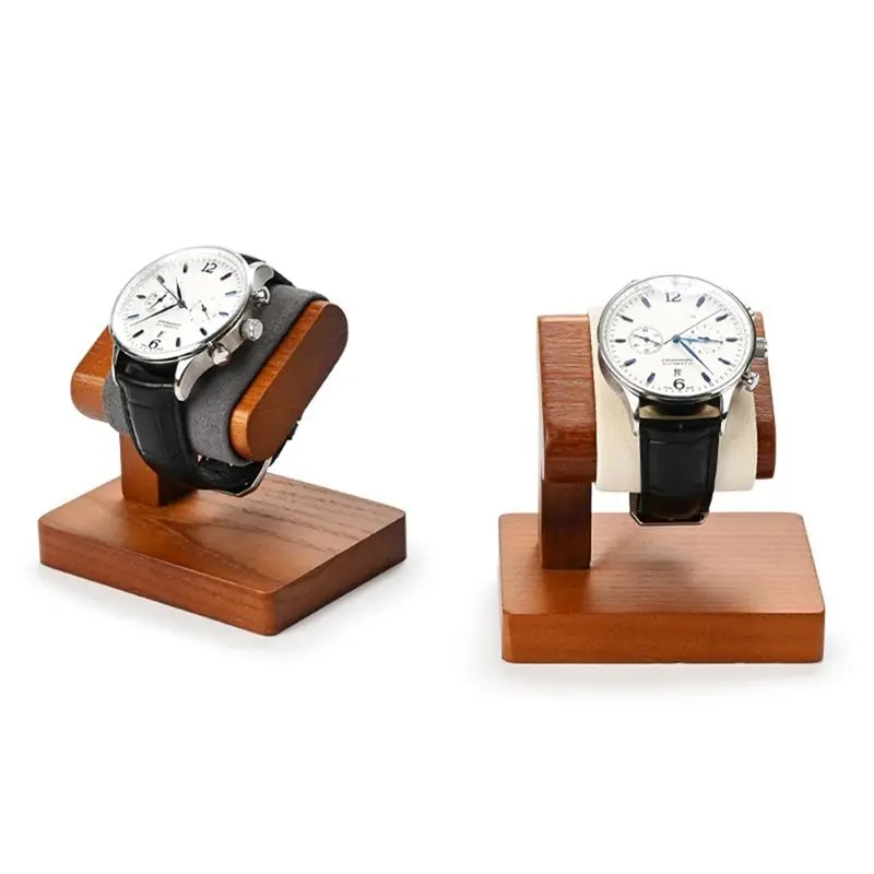 Y50A-Wooden Watch Rack T-Shaped Jewelry Rack Display Stand Solid Wood Bracelet Jewelry Storage Rack Wooden T-Shaped Watchrack