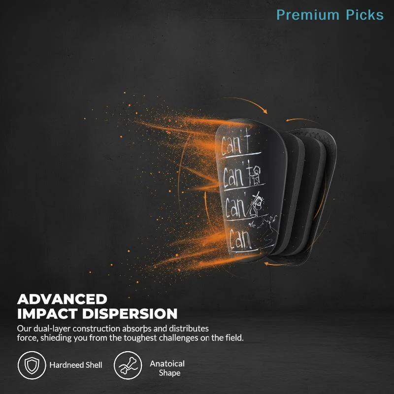 Mini Lightweight Football Shin Pads Wear-resistant Shock Absorbing Long-time Wearable Leg Guards for Soccer Training Matches
