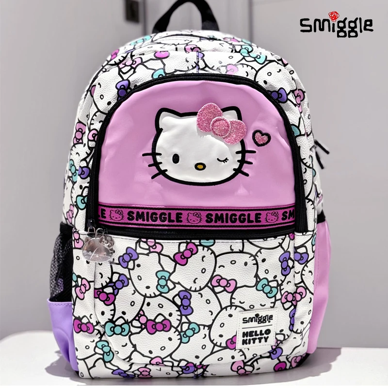 New Australia Smiggle School Bags Hello Kitty Backpack Lunch Bag Water Bottle Student Gift Need To Purchase Individually