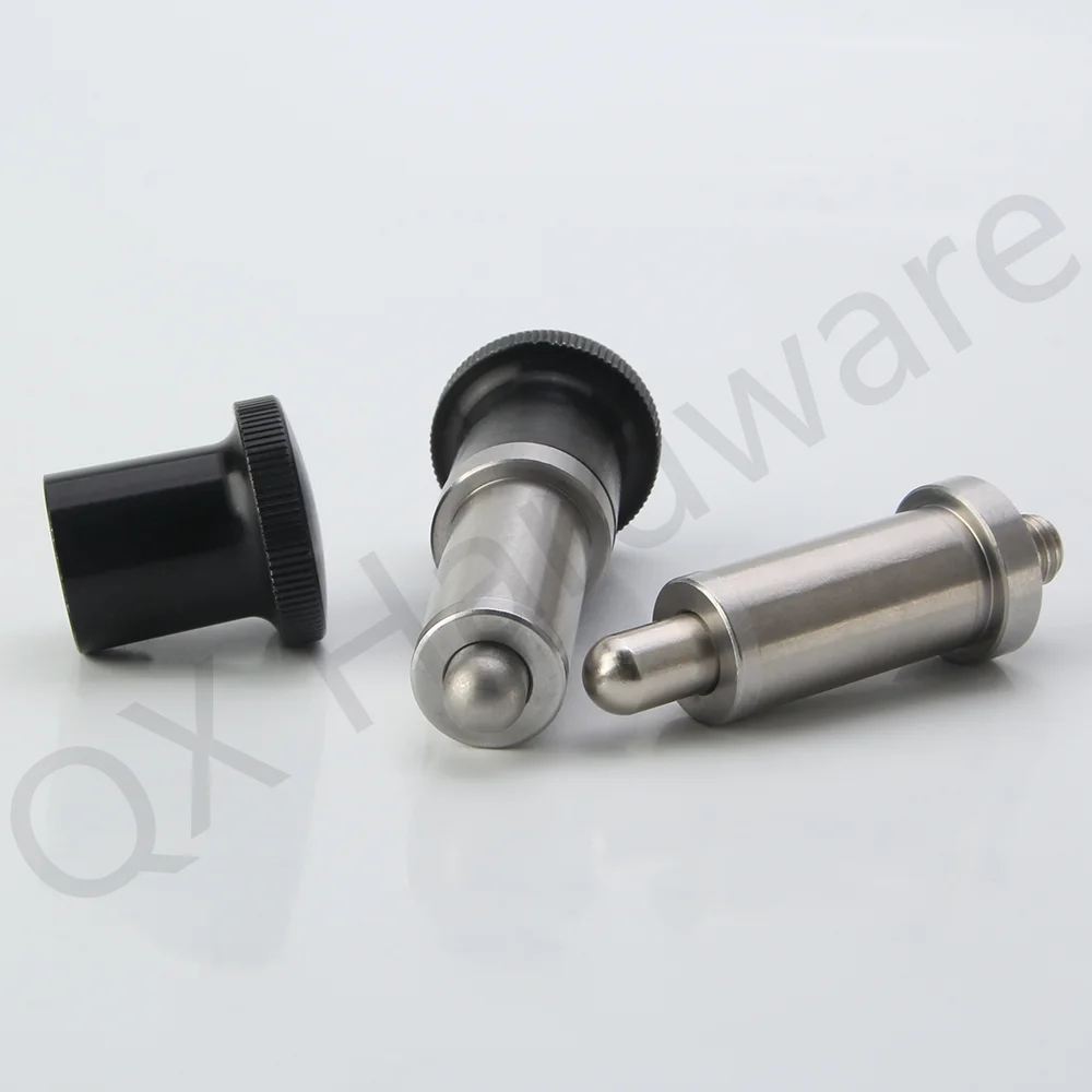 M3/M5/M6/M8 Filettatura fine QX245 Stantuffo in metallo Stantuffo retrattile Stantuffo per indicizzazione in acciaio inossidabile/acciaio inossidabile