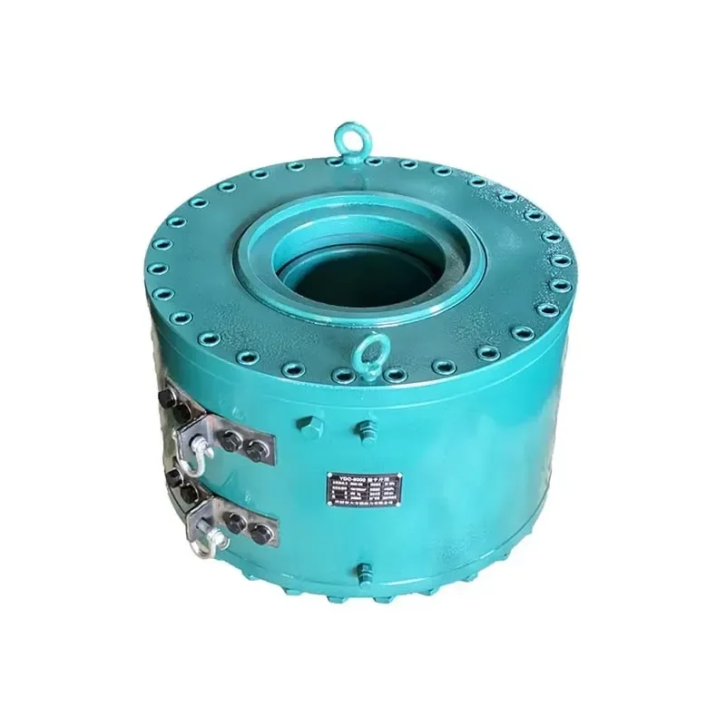 100 200 300 500 tons double acting hydraulic piston cylinder rear tensioning tensioning jack center hole hydraulic jack