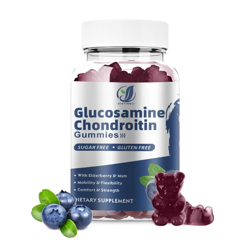 

MSM and elderberry Super Glucosamine Chondroitin Soft Candy - Joint Support, Antioxidant Immune Support