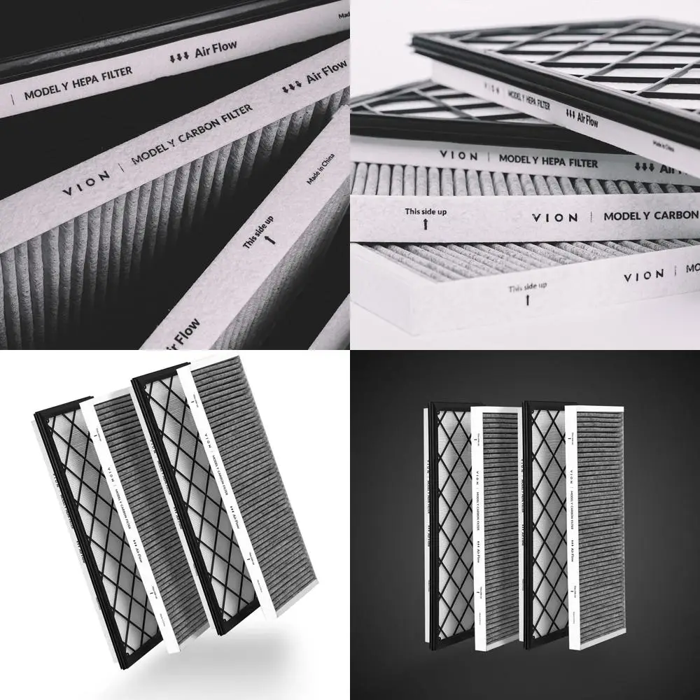 

HEPA & Carbon Air Filters Kit - 8 Filters with 4 Packs and Installation Tools