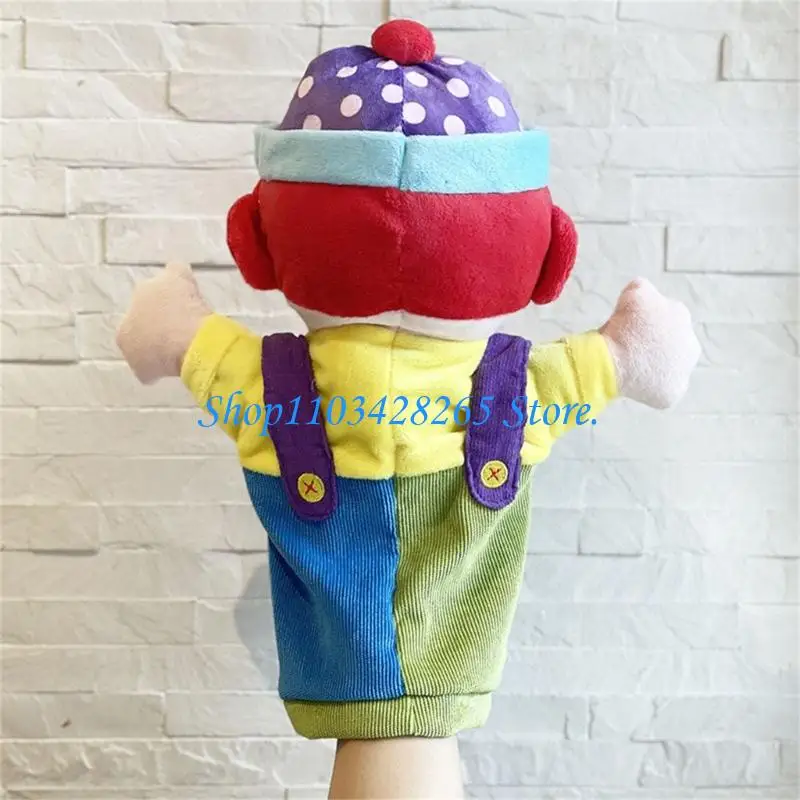 キッズシアターのための豪華な手人形ロールプレイングストーリー教師や家族の活動のためのぬいぐるみの人形玩具をお楽しみくださいg2te