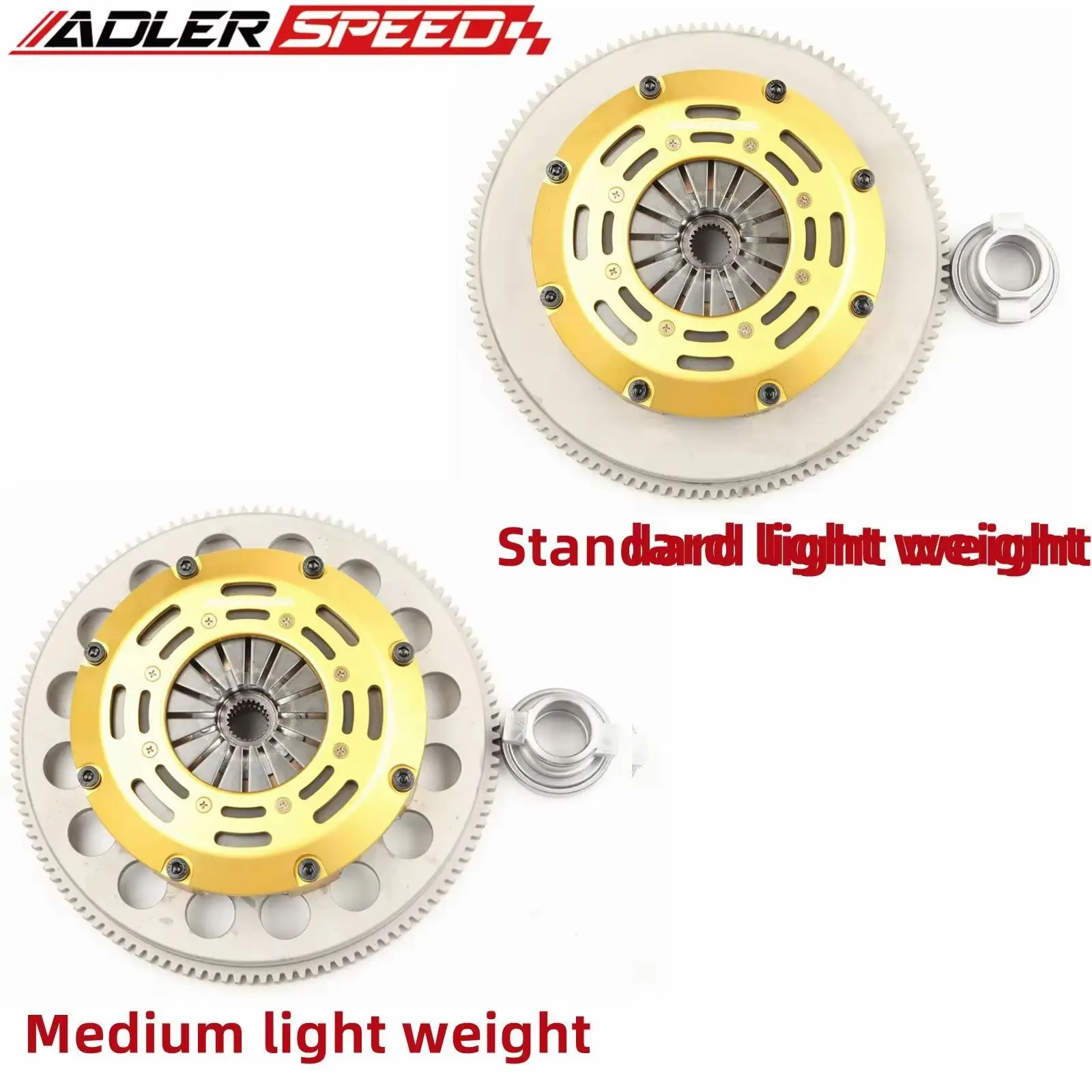 

ADLERSPEED Racing Single/Twin/Triple Disc Clutch Kit For Nissan Skyline GTS; GTS-T GTR R32 RB20/RB25/RB26 /RB30 5-speed; RWD