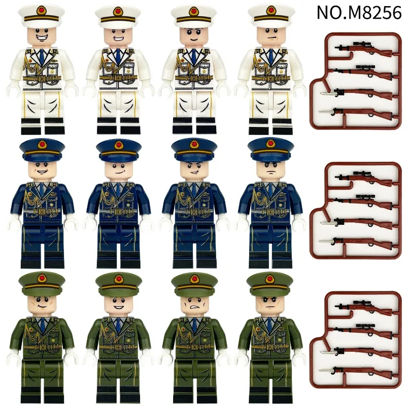 

Cross-borderwholesaleflag-raising honorguard M8256 cross-border wholesalechildren's assembled small particle building block toys
