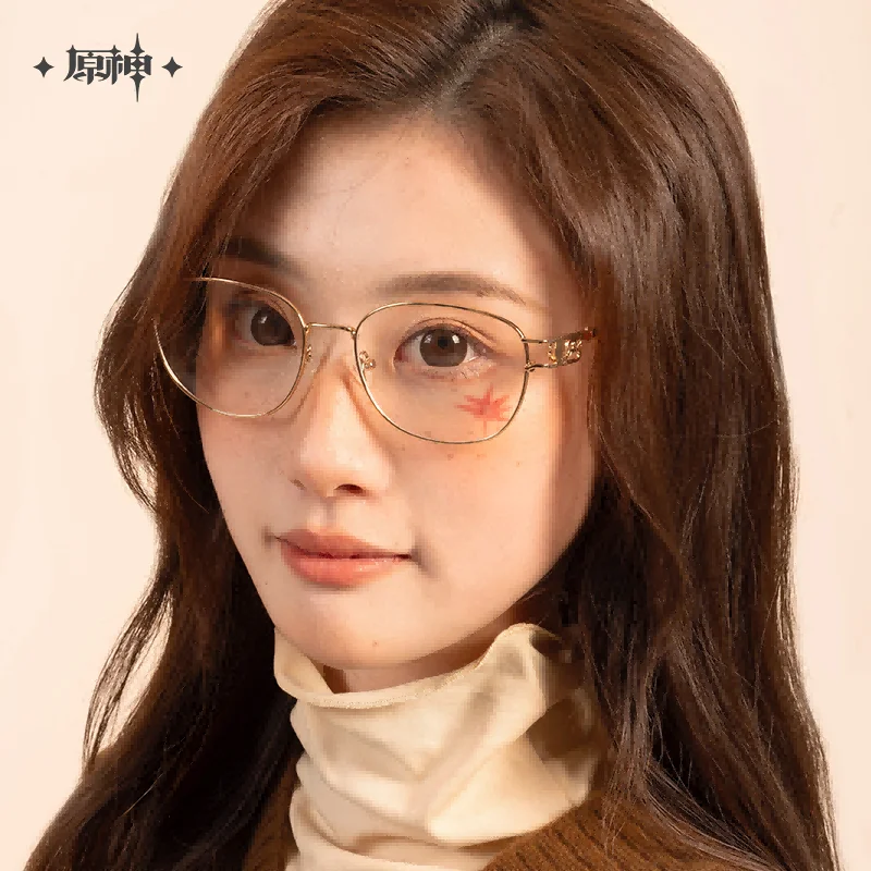Official Kaedehara Kazuha Theme Impression Serie Glasses Gift Box Halloween Carnival Party Cosplay Props Birthday Xmas Gifts