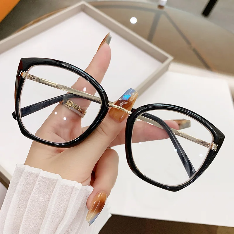 Cat Eye Brille Platz Computer Brille Rahmen Frauen Männer Anti Blau Licht Rechteck Brillen Blockieren Optische Spektakel Brillen
