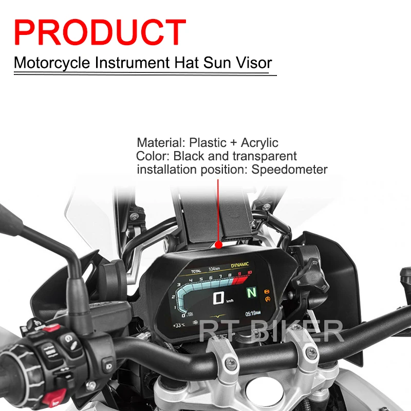 Instrument Hat Sun Visor Meter Cover Guard For BMW R1300GS R1300 GS R 1300 GS Adventure ADV 2023 2024 2025 2026 Motorcycle