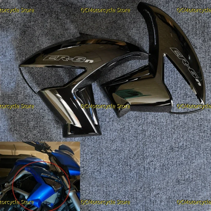 

Яркий черный обтекатель мотоцикла, левая и правая панель, накладка, защита капота, защита рамы для Kawasaki ER-6N ER6N ER 6N 2009-2011