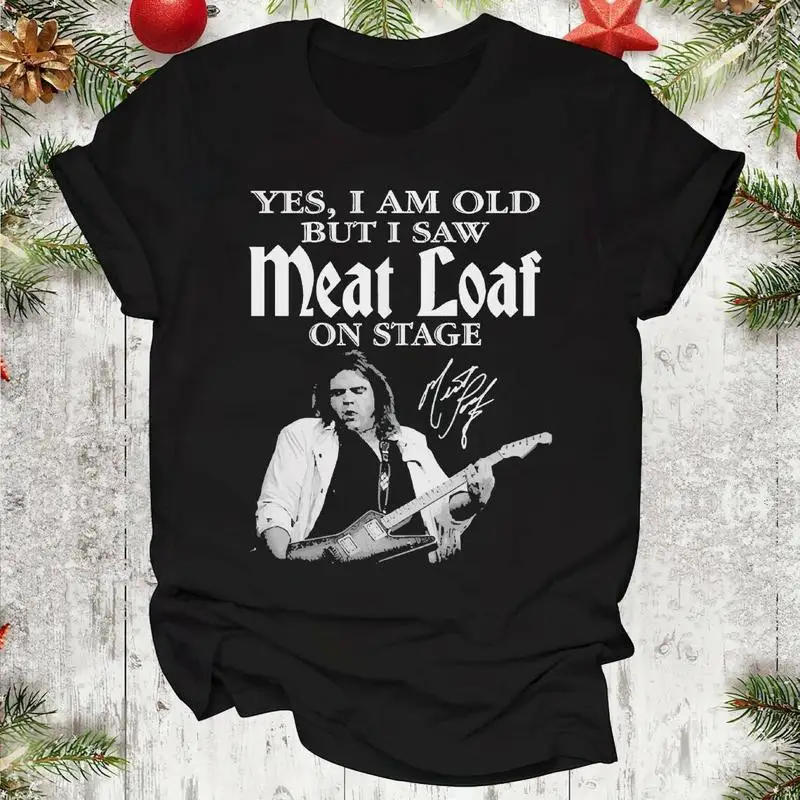 Singer Meat Loaf 1947 - 2022 Thank You Memories Black Men All size Shirt