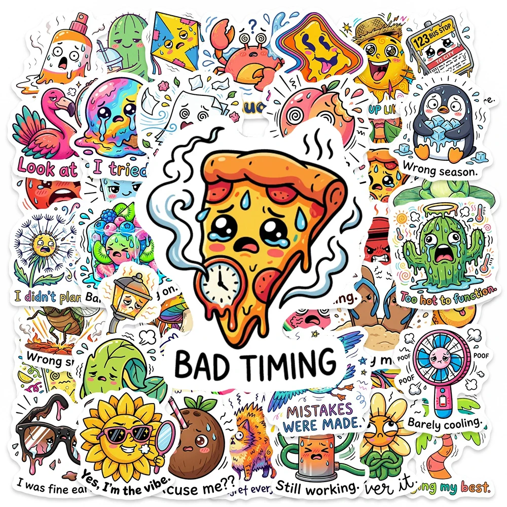

10/30/50pcs Classic Funny Summer Animal MEME Graffiti Stickers Creative Decals Toys DIY Phone Case Helmet Luggage Cute Sticker