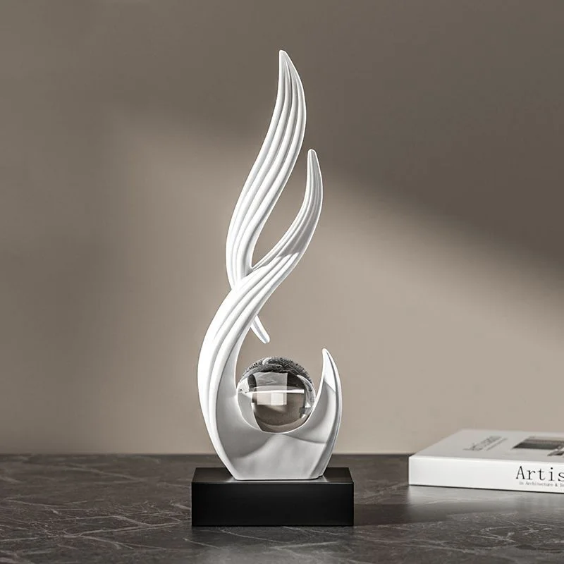 xx-Creative Attract Wealth Statue Resin Accessories Home Livingroom Sculpture Ornaments Office Desk Figurines Decoration