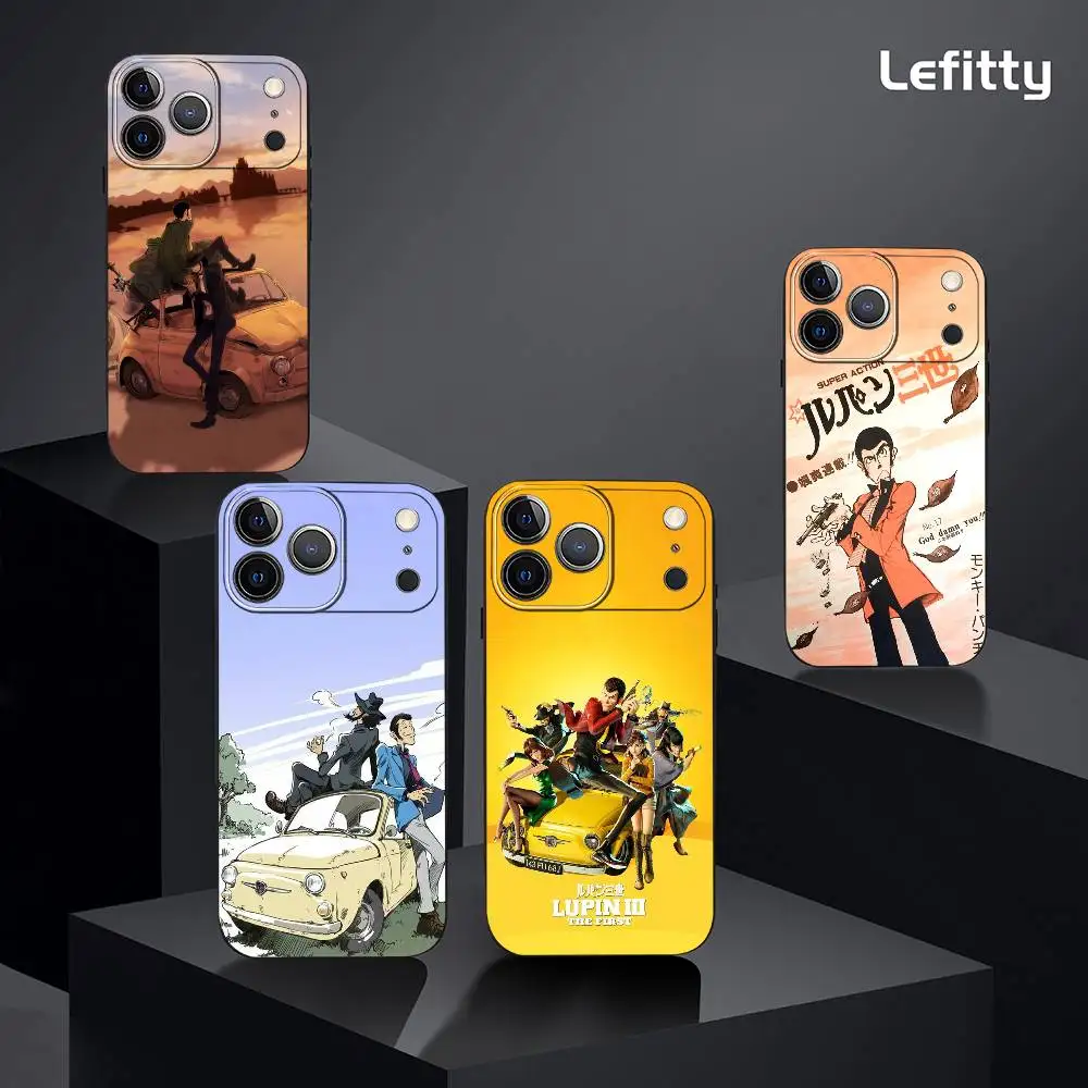 Чехол для телефона A-Arsene Lupin The Third для iPhone 17, 16, 15, 14, 13, 12, 11 Pro Max Plus, мини-черный матовый мягкий чехол Funda Чехол для телефона A-Arsene Lupin The Third для iPhone 17, 16, 15, 14, 13, 12, 11 Pro Max Plus, мини-черный матовый мягкий чехол Funda