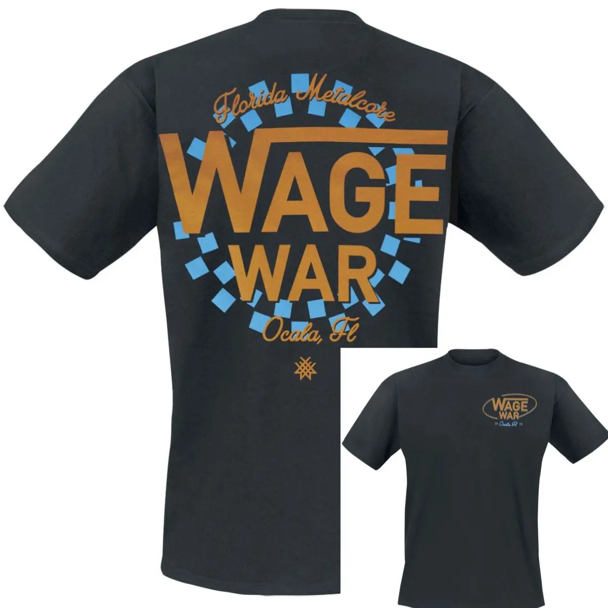 Logo Wage War Band T-Shirt 100% Cotton Graphic Tee Men Women Summer Streetwear Top