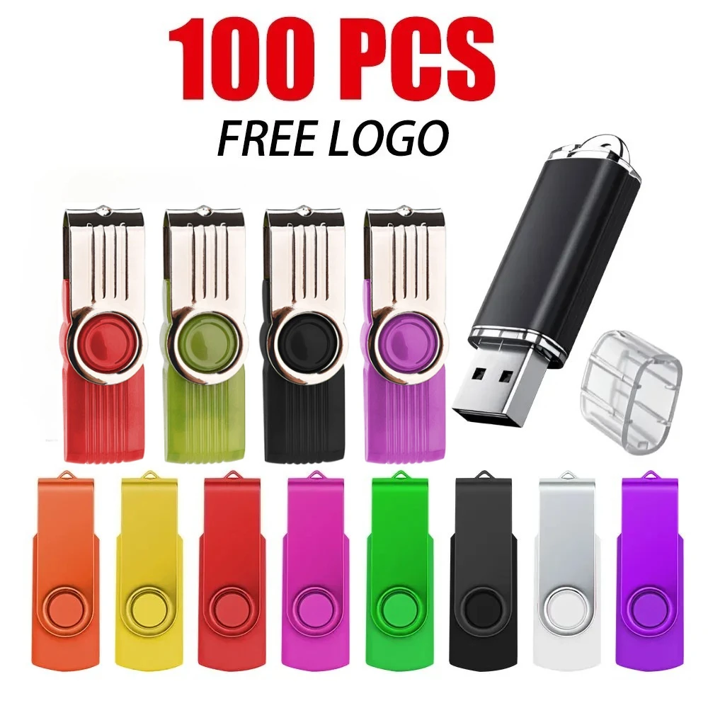 

USB-флешки с индивидуальным логотипом, 100 шт., 512 МБ, 1 ГБ, 2 ГБ, 4 ГБ, 8 ГБ, 16 ГБ, 32 ГБ, 64 ГБ, USB-накопители, подарочные флешки