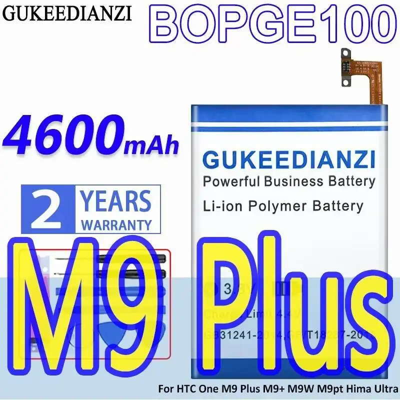 

Long Lasting Mobile Phone Battery For Htc One M9 Plus M9+ M9W M9pt Hima Ultra 4600Mah BOPGE100 Reliable Replacement