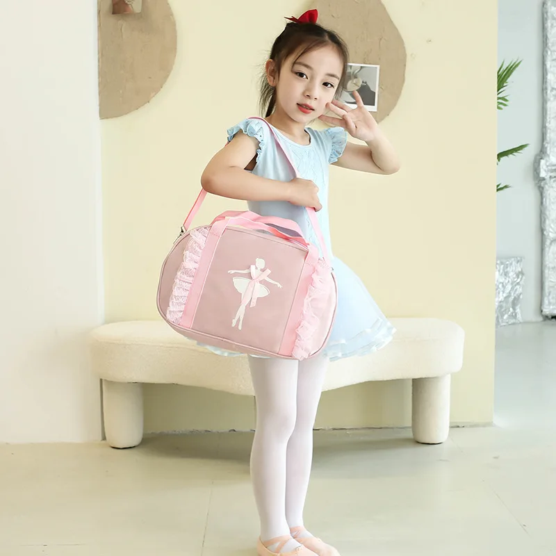 

Children's dance semi-circular single-shoulder bag, dance backpack, Latin ballet schoolbag, cute crossbody bag for girls