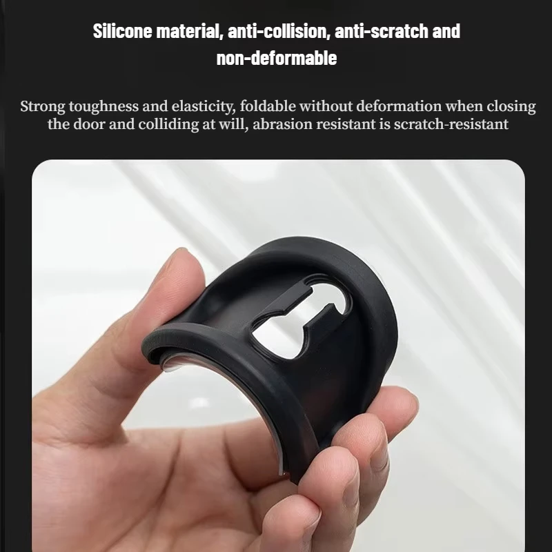 4-piece Geely car door lock protective cover, stylish design, reduces door closing noise, beautiful car - view 4