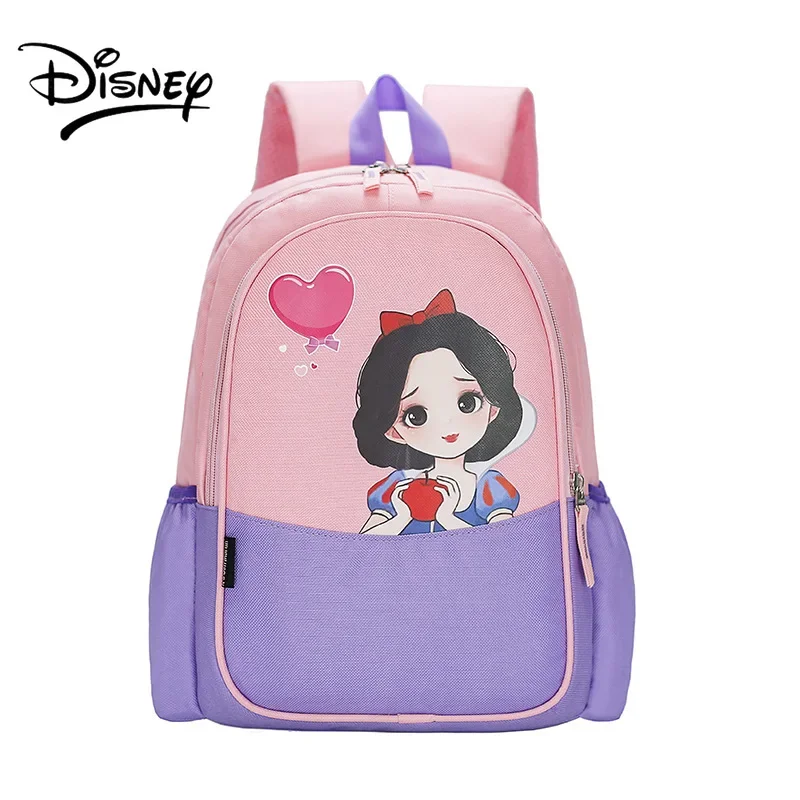 MINISO Disney Snow White School Bag for Girl Kids Primary School Student Backpack Toddler Backpack Cute Kawaii Book Bag