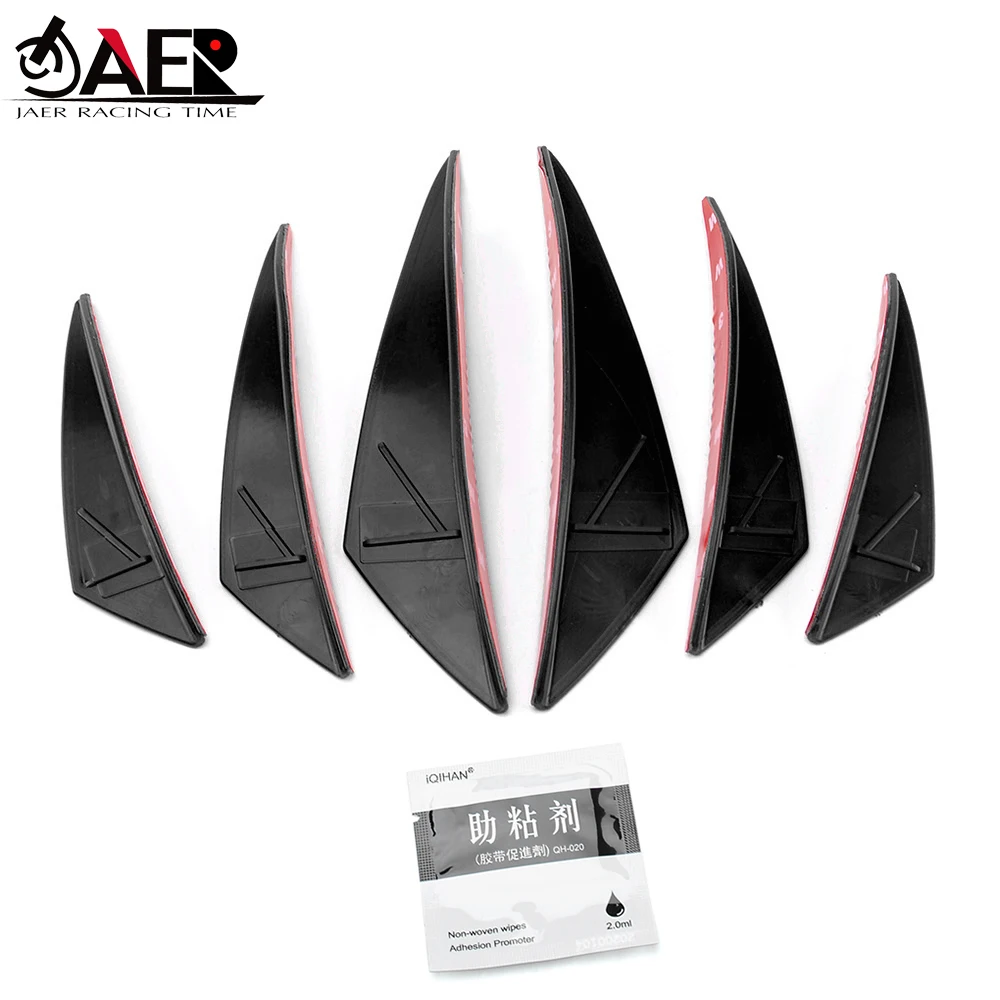 

Motorcycle Front Winglet Fairing Side Wing Windshield Air Deflector Aerodynamic Wing Kit Spoiler for BMW Yamaha Honda Suzuk