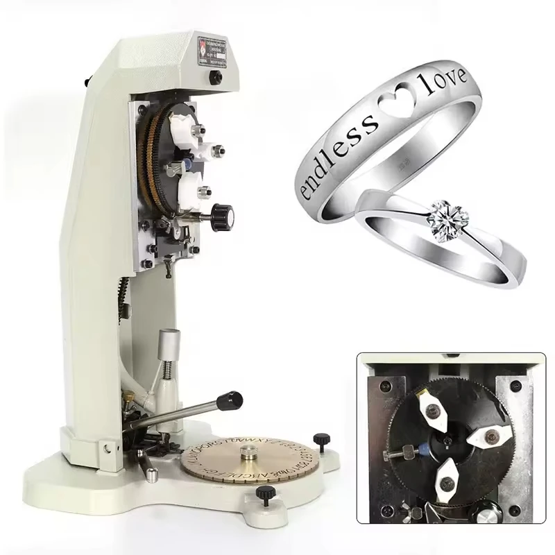 

SL-810 Double Sided Dial Ring Engraver Alphanumeric Standard Letter Block Stamper Metal Engraving for Ring Insides Engraving