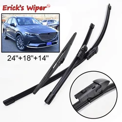 Erick's Wiper Front & Rear Wiper Blades Set For Mazda CX-9 CX9 MK2 2016 - 2023 Windshield Windscreen Window Brushes 24