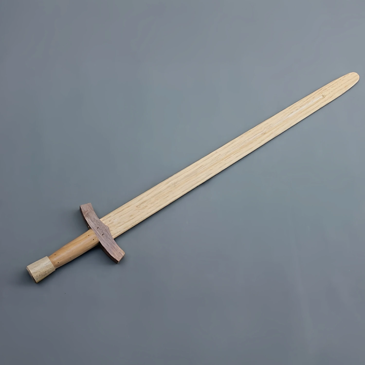 Espada Estilo Ocidental, Espada Estilo Europeu, Espada de Duas Mãos, Espada para Exercícios Matinais, Espada de Madeira, Não Afiada, Adereço para Prática de Performance