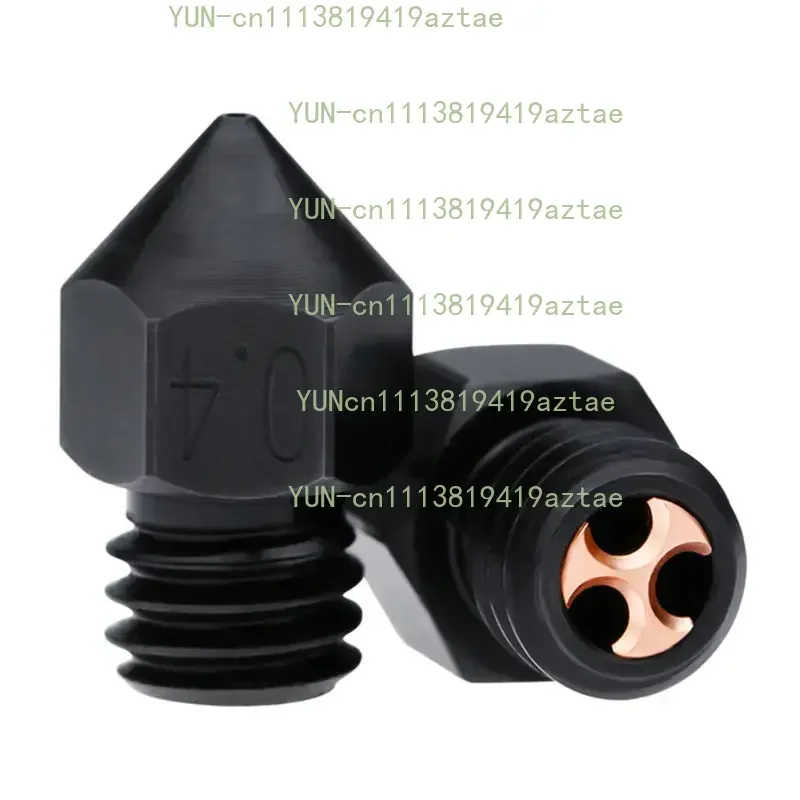 3pcs MK8 Hardened Steel Nozzle  Clone High Flow Nozzle Ender3/CR10 Wear-Resistant and High-Temperature Resistant Nozzle