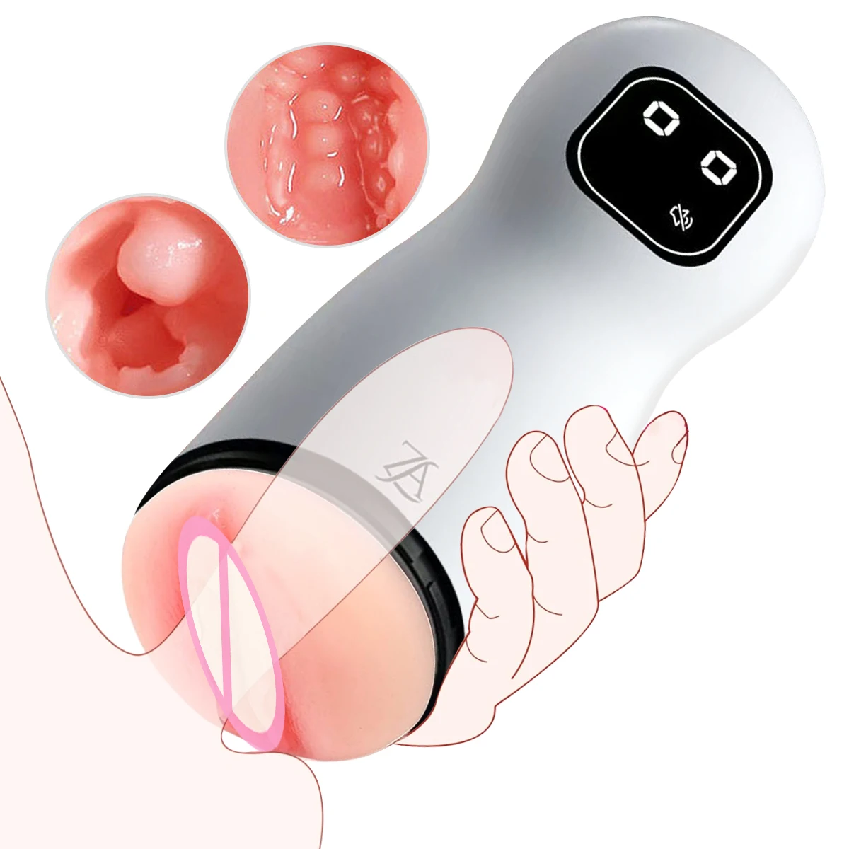 Juguete sexual para adultos para hombres, masturbador masculino, entrenador de pene, ventosa, taza de masturbación para hombres, máquina de vagina con textura de simulación