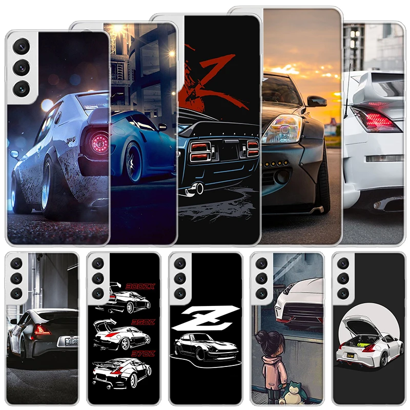 JDM Sport Car 350Z 370Z 240Z Soft Case For Samsung Galaxy S24 S23 S22 S21 Ultra S20 FE S10 Plus Phone Cover S9 S8 + S10E Funda C