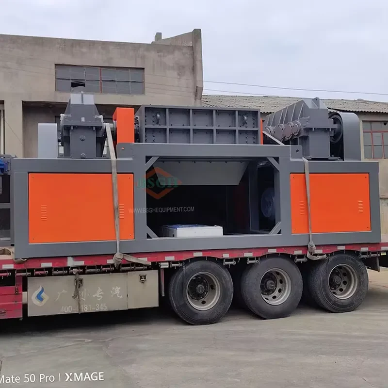 2026 CE Heavy Scrap Metal Recycling Equipment Scrap Metal Shredder for Car Shells Process