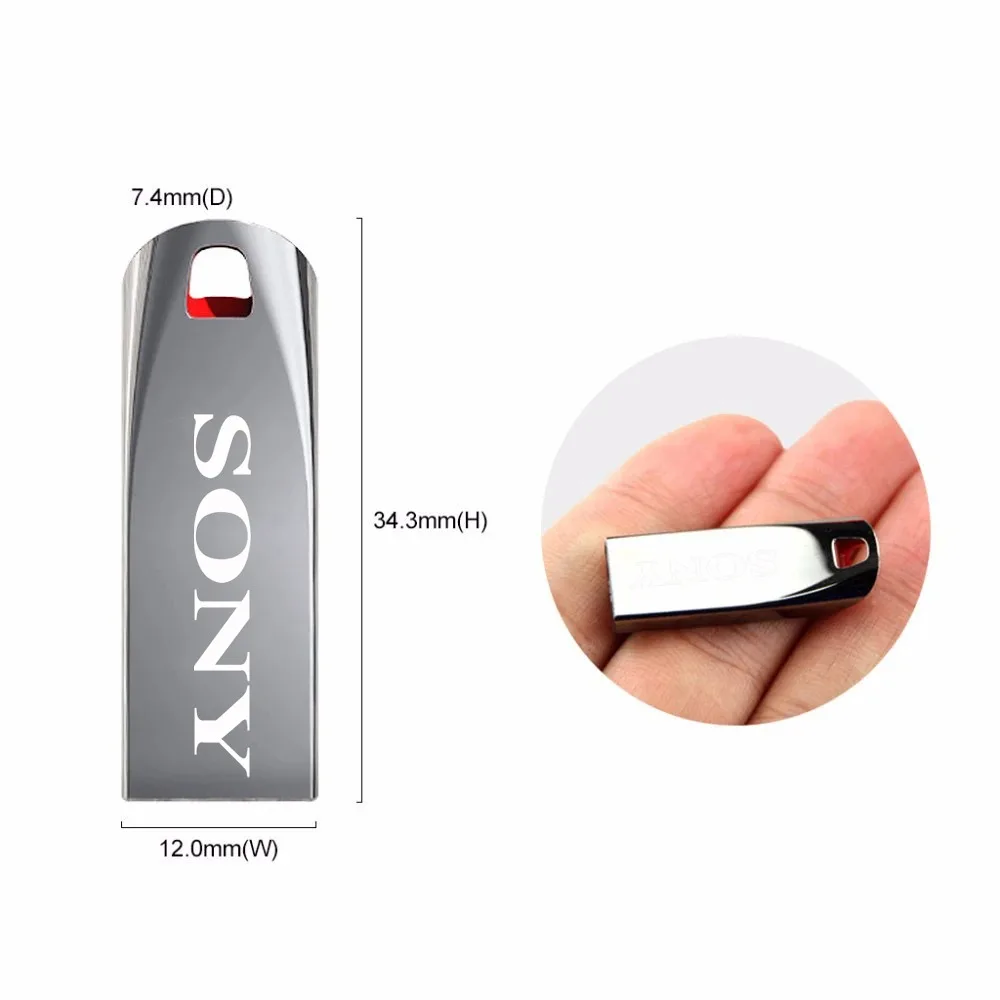 Новый оригинальный SONY 2TB USB Flash 3.0 Drive Metal Real Capacity 1TB 512GB Memory Stick Высокоскоростной флэш-диск Storage U Disk для ПК
