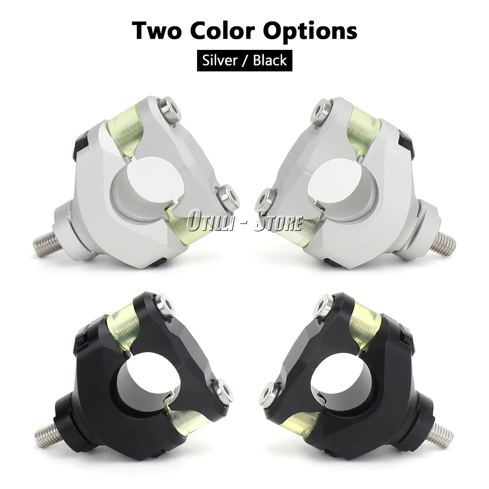 Motorcycle 28mm Handlebar Risers CNC Aluminum Heightening Handlebar Clamp For KTM 690 Duke 790 Adv 1190 ADV 1290 Super Adventure