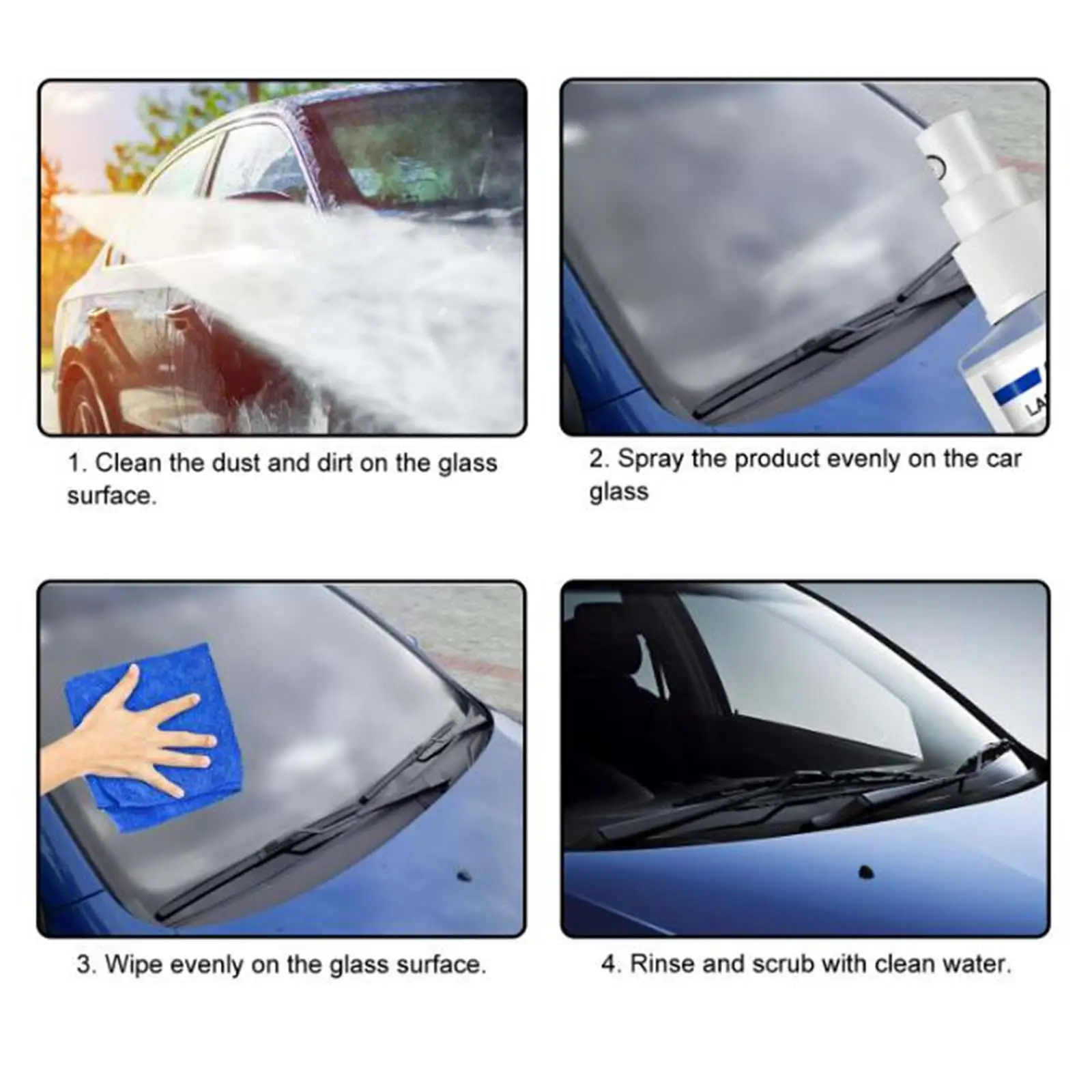 Windshield Anti Fog Spray for Cars Glass Defogger Cleaner Protector for Truck Motorcycle Swim Goggles Bathroom Mirror - view 5