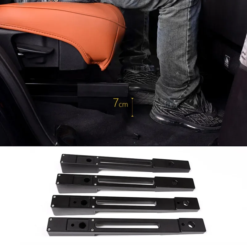 

OLAVGDN For Land Rover Discovery 5 LR5 L462 2017 2018 2019 2020 Car Aluminum Alloy The Second Seat Increase Height Strips Trim 4