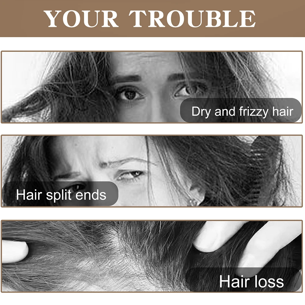 زيت البتانا بلسم الشعر الطبيعي تغذي إصلاح التالف تعزيز الجذور المضادة للكسر علاج الشعر السلس زيت طبيعي