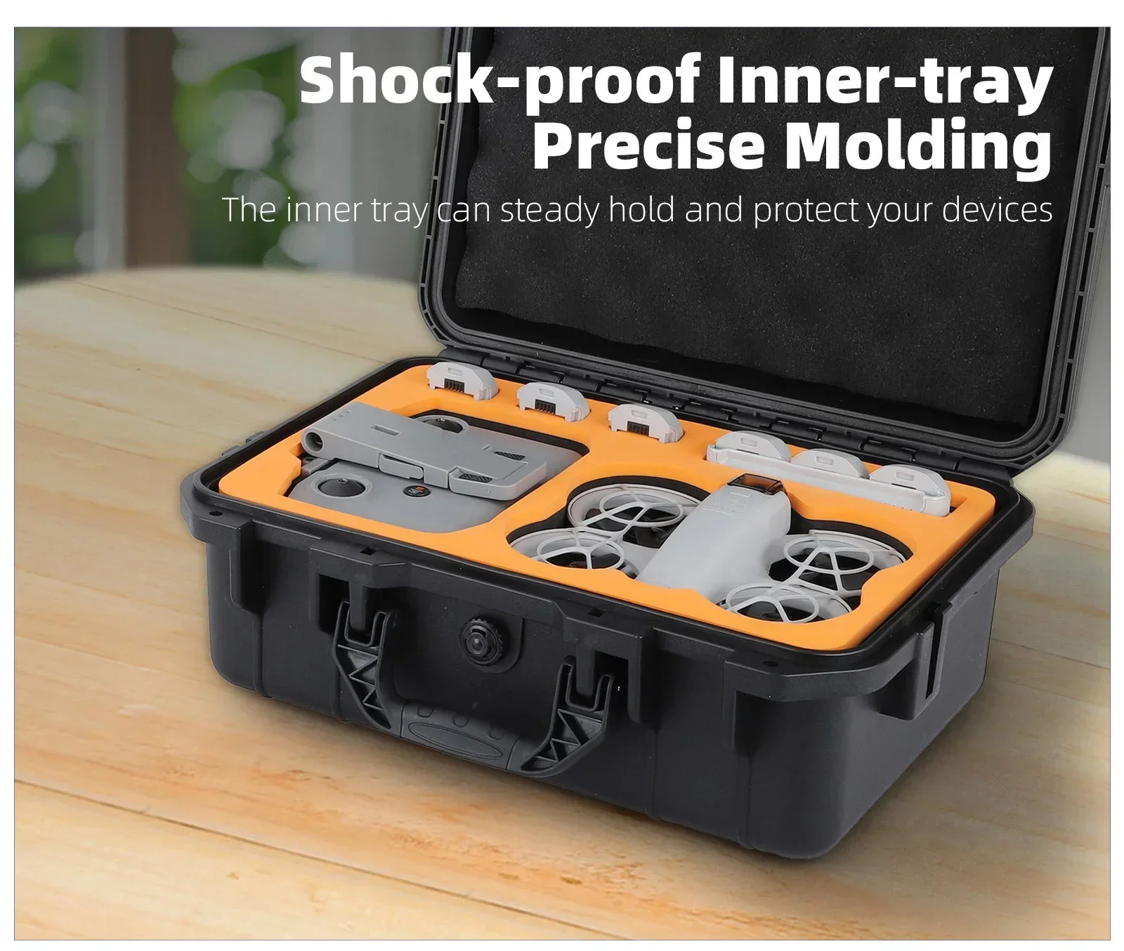 For DJI NEO Case Explosion Proof Case Drone Bag Portable Waterproof Safety Box Storage Bag Outdoor Suitcase