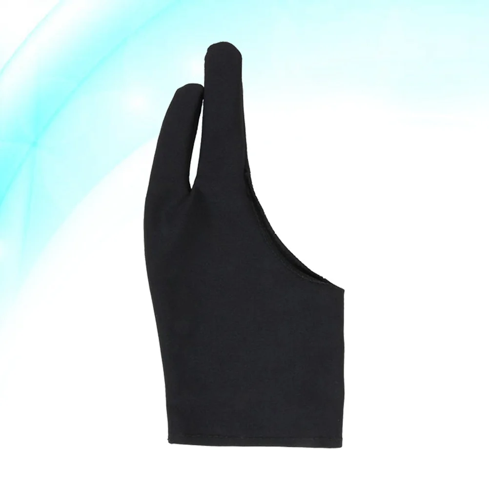 1 pc Anti-Smudge Two-Finger Fabric For Drawing On Graphics Tablets Left Right Hand Use Drawing Artist Two-Finger Glove