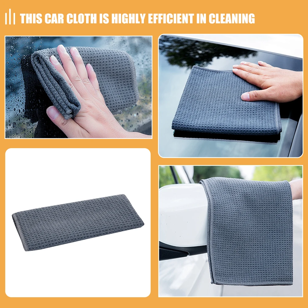 

Premium Car Wash Cloth Reusable Super Absorbent Drying Towel For Windows Mirrors Glass Auto Detailing Water Removal Tools