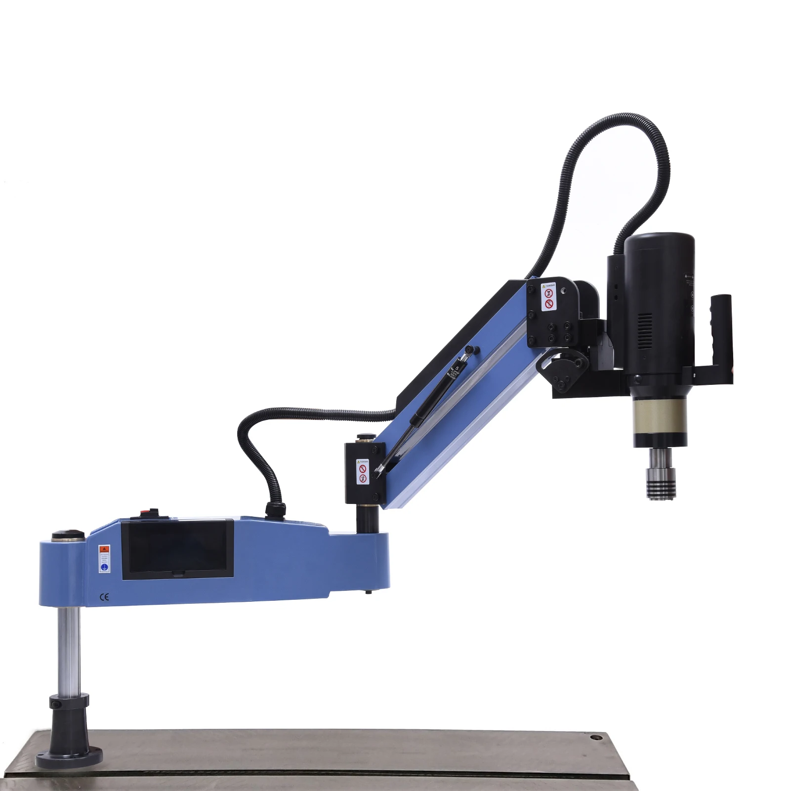 

Tapping Machine | Heavy Duty Nut-Tapping Machine | Vertical Tapper with Collets Flexible Arm | or Iron Copper Steel Aluminum Wood Nylon