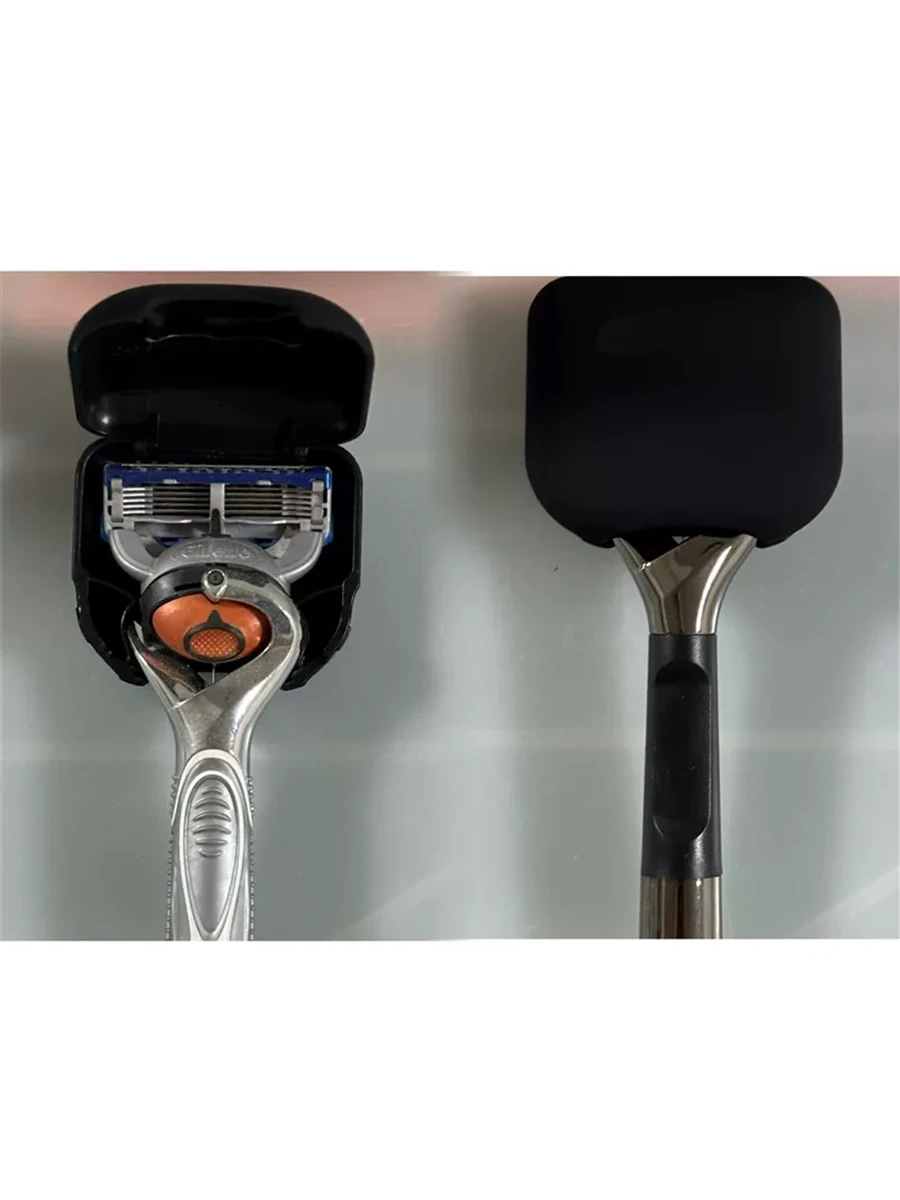 Gillette Rasierklingenkopf Reise-Schutzhülle Tragbar Mit Drainagelöchern Passend für Mach3 Fusion5 SkinGuard FlexBall Power Rasierer – Detail 7