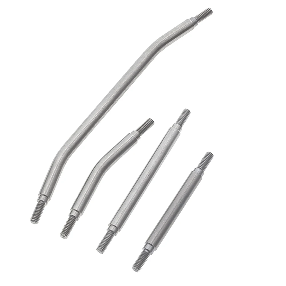 

Stainless Steel Metal M4 Steering Link Rod Linkage Kit for Redcat GEN8 1/10 RC Crawler Car Upgrade Parts jasmine